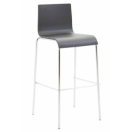 Barhocker Kado Kunststoff Rund chrom