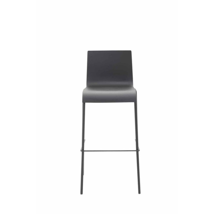 Barhocker Kado Kunststoff Rund schwarz
