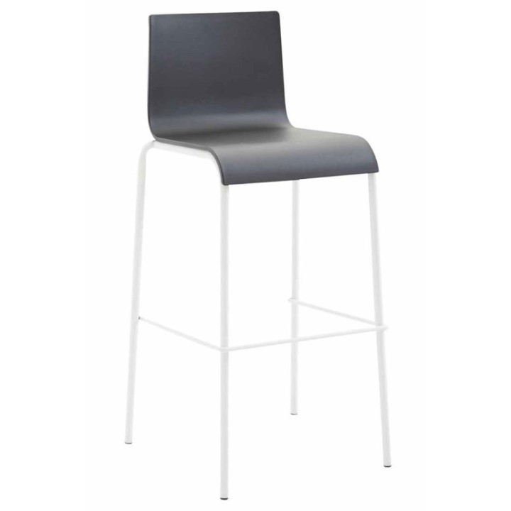 Barhocker Kado Kunststoff Rund weiß