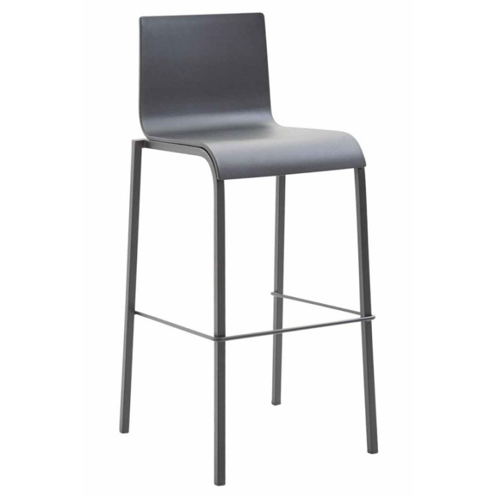 Barhocker Kado Kunststoff Square schwarz