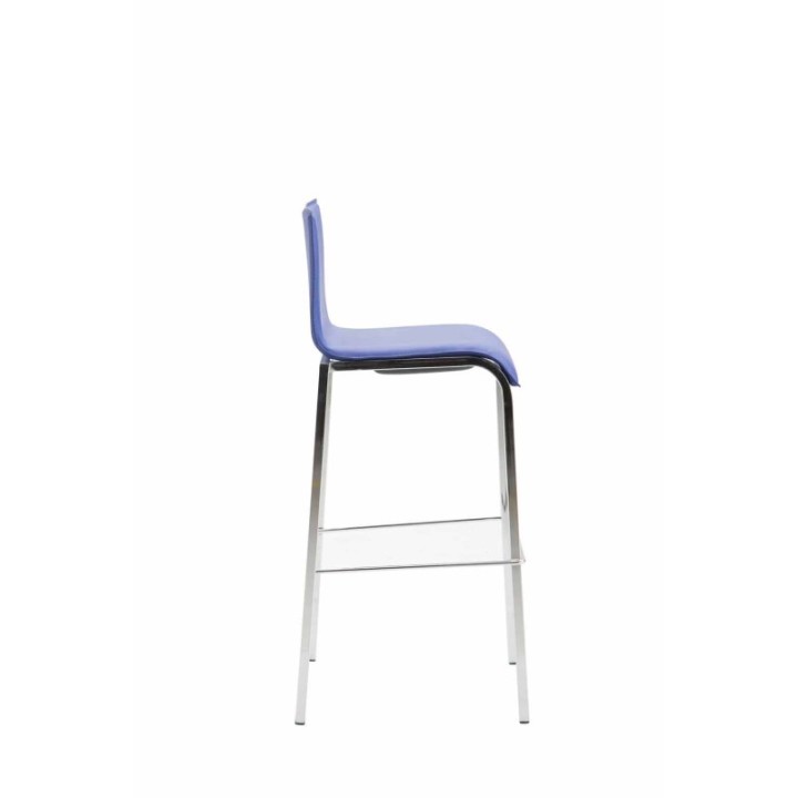 Barhocker Kado Kunstleder Square Flach chrom