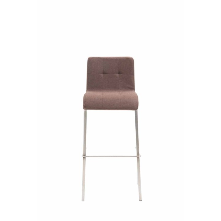 Barhocker Kado Stoff Square edelstahl
