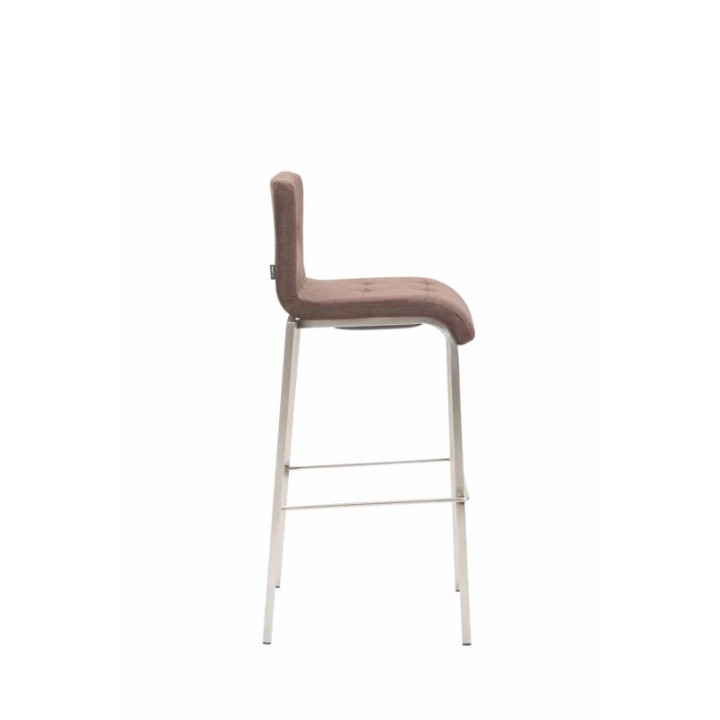 Barhocker Kado Stoff Square edelstahl