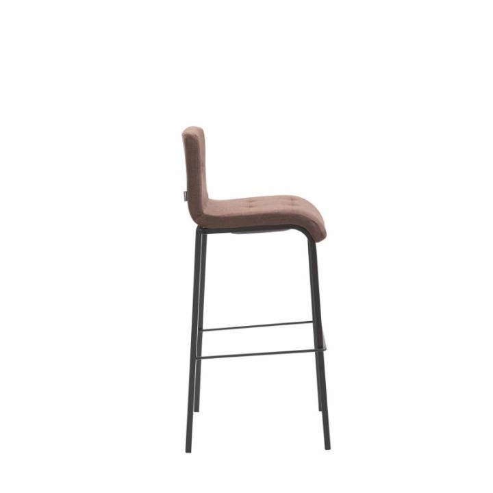Barhocker Kado Stoff Square schwarz