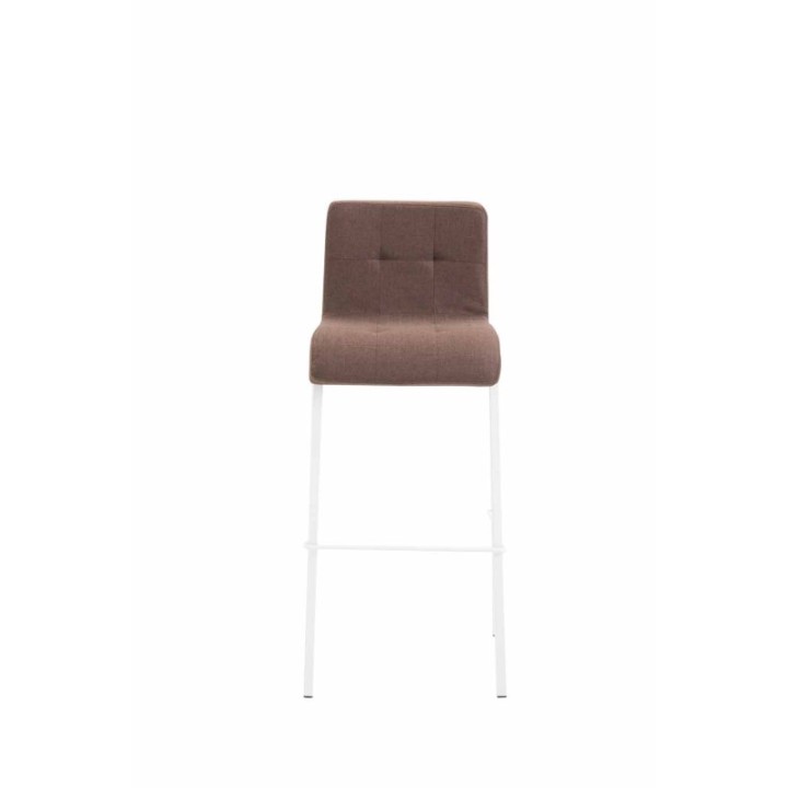 Barhocker Kado Stoff Square weiß