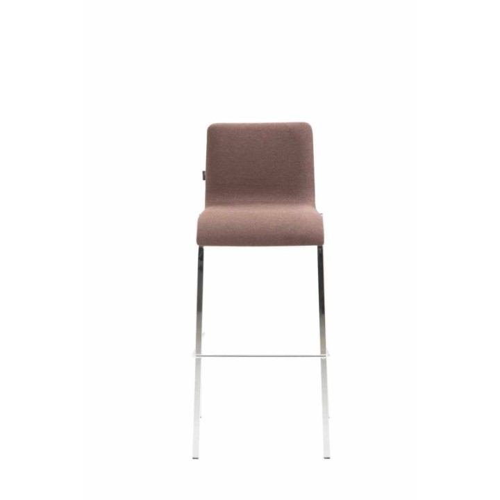 Barhocker Kado Stoff Square Flach chrom