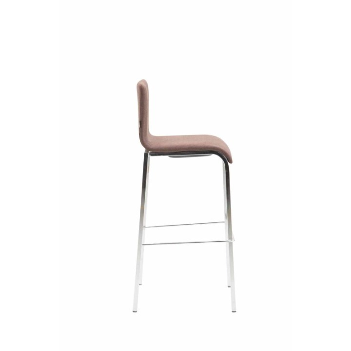 Barhocker Kado Stoff Square Flach chrom