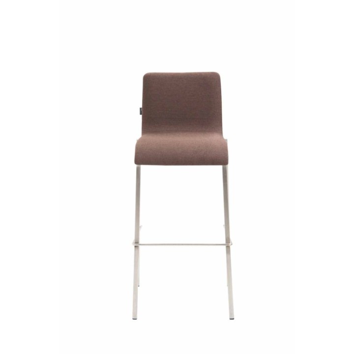 Barhocker Kado Stoff Square Flach edelstahl