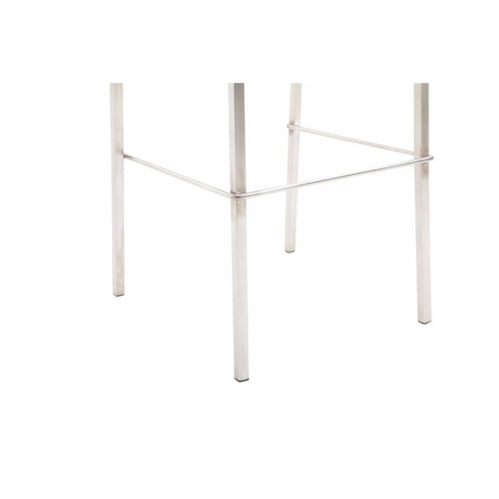 Barhocker Kado Stoff Square Flach edelstahl