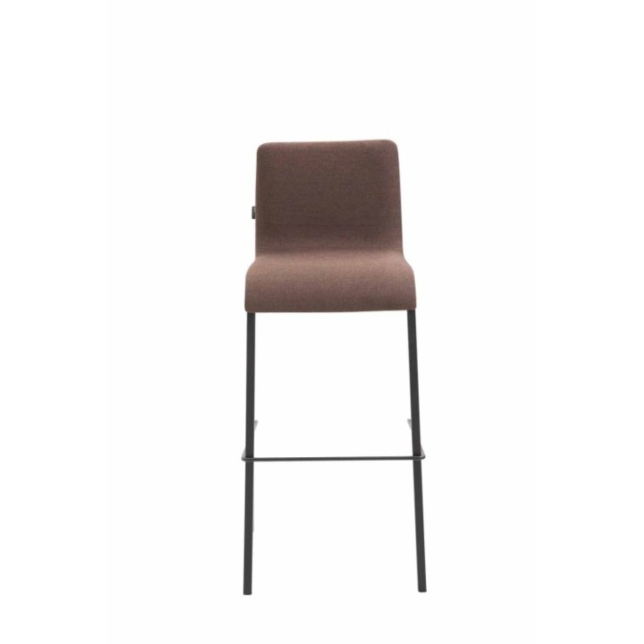 Barhocker Kado Stoff Square Flach schwarz