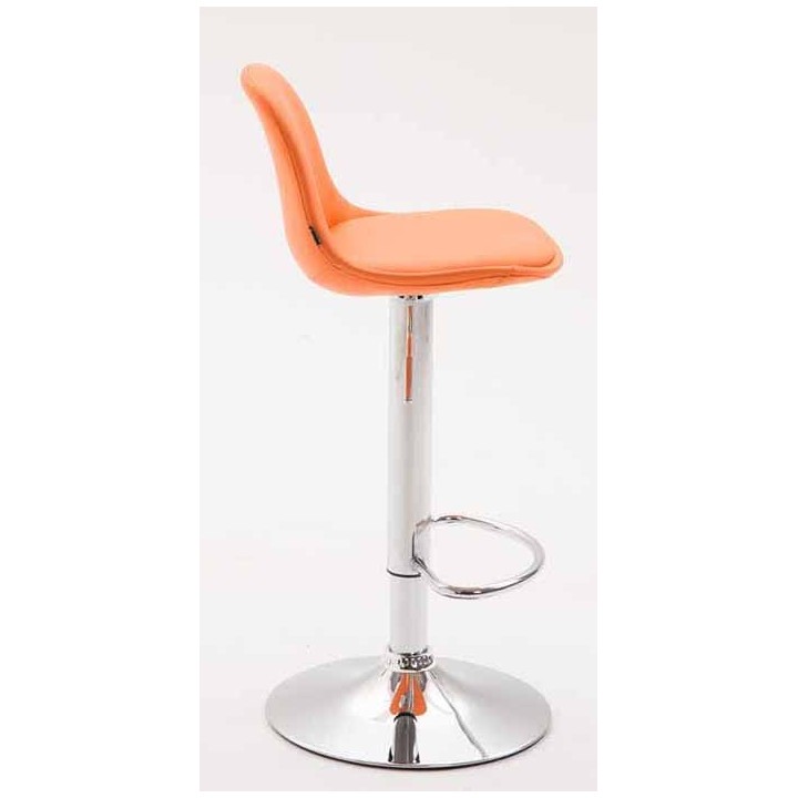2er Set Barhocker Kiel Vollgepolstert Kunstleder chrom