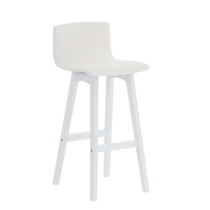 2er Set Barhocker Taunus Kunstleder weiß