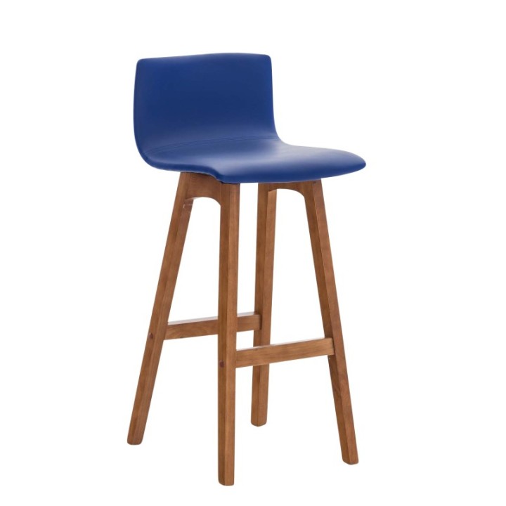 2er Set Barhocker Taunus Kunstleder walnuss 