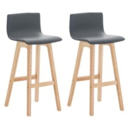 2er Set Barhocker Taunus Kunstleder natura