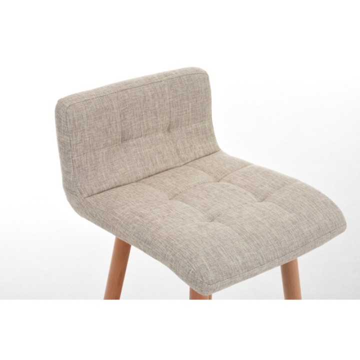 2er Set Barhocker Lincoln Stoff natura