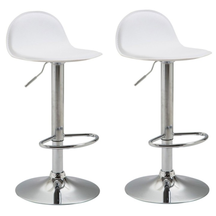 2er Set Barhocker Lana V2 Chrom