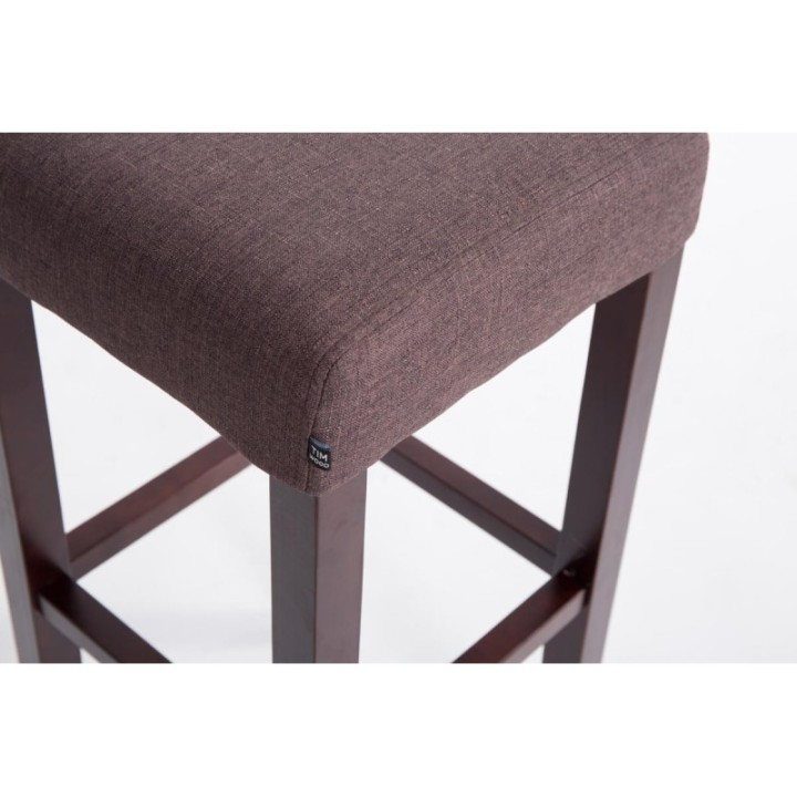 2er Set Barhocker Judy Stoff cappuccino