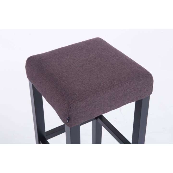 2er Set Barhocker Judy Stoff schwarz