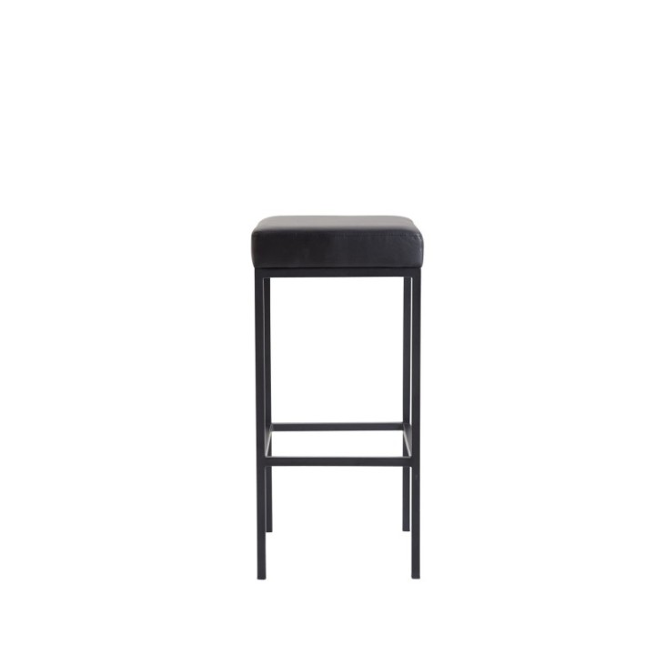 2er Set Barhocker Newark 80 Kunstleder schwarz