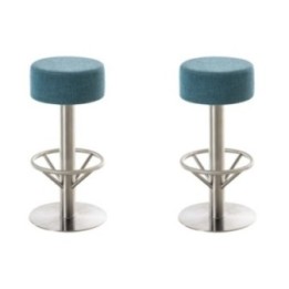 2er Set Barhocker Pisa V2 E76 Stoff