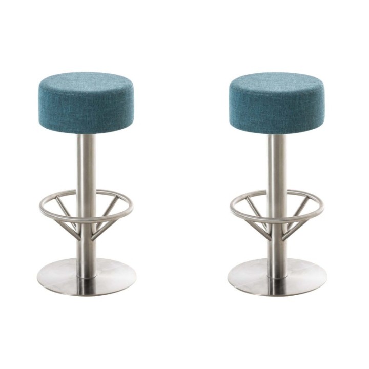 2er Set Barhocker Pisa V2 E76 Stoff