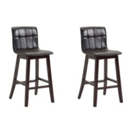 2er Set Barhocker Bregenz Kunstleder cappuccino