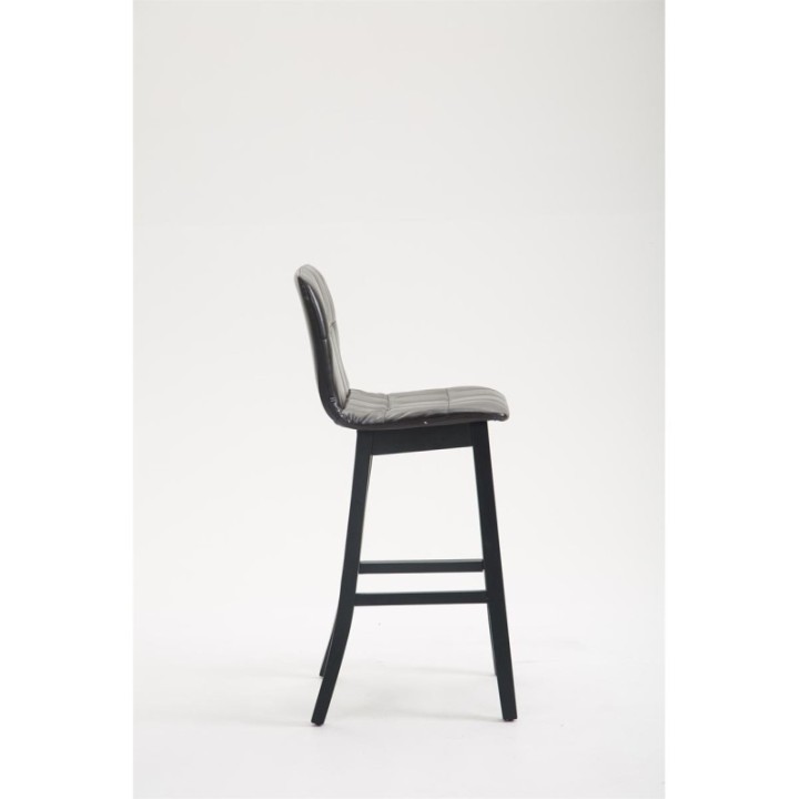 2er Set Barhocker Bregenz Kunstleder schwarz