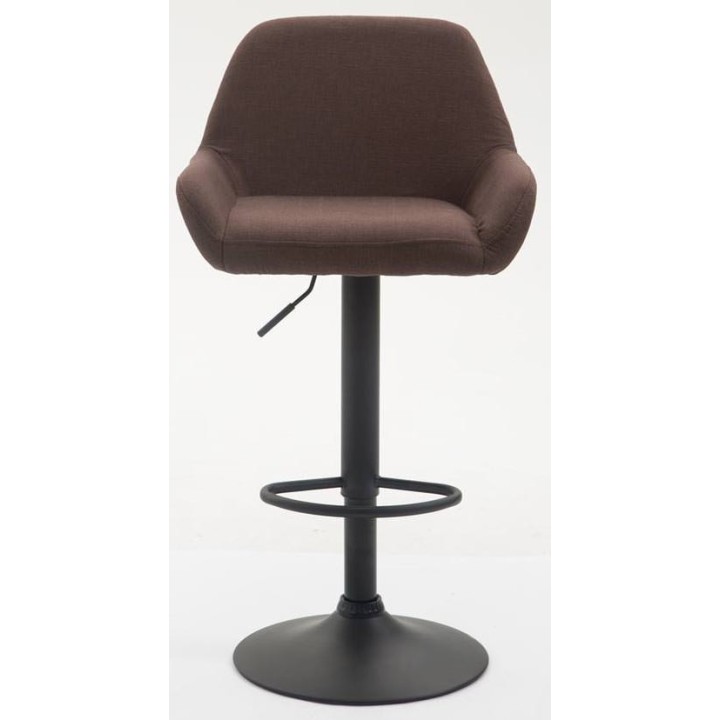 2er Set Barhocker Braga Stoff schwarz