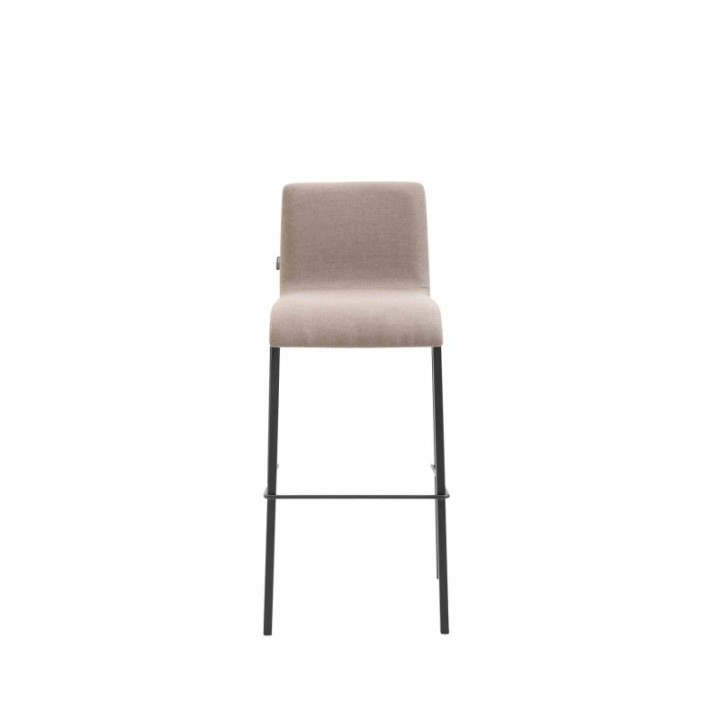 2er Set Barhocker Kado Stoff square flach schwarz