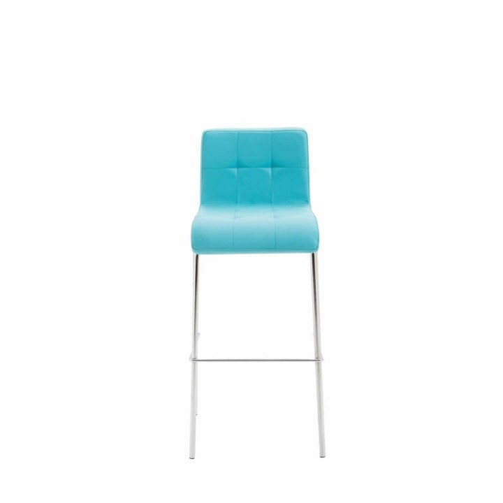 2er Set Barhocker Kado Kunstleder rund chrom