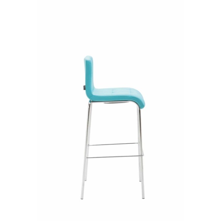 2er Set Barhocker Kado Kunstleder rund chrom