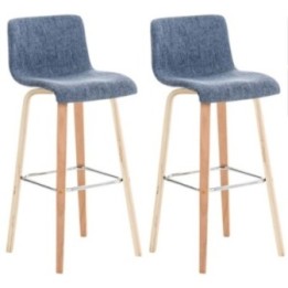 2er Set Barhocker Malone Stoff