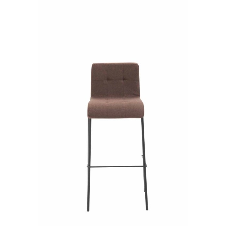 2er Set Barhocker Kado Stoff rund schwarz