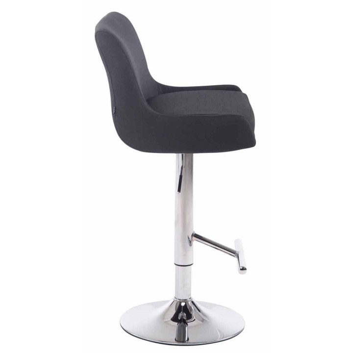 2er Set Barhocker Club Kunstleder chrom