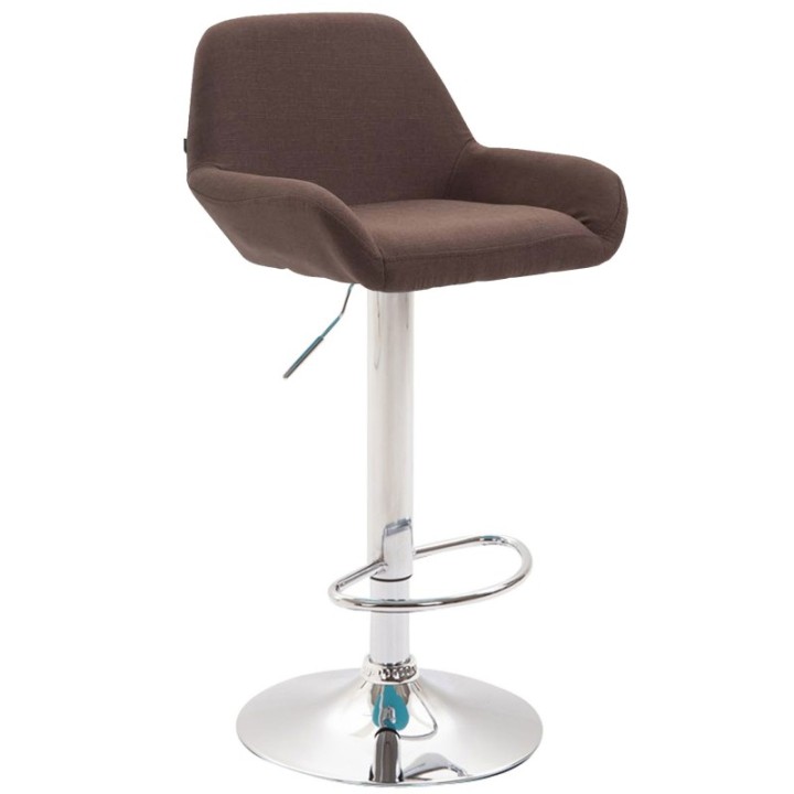 Barhocker Braga Stoff chrom