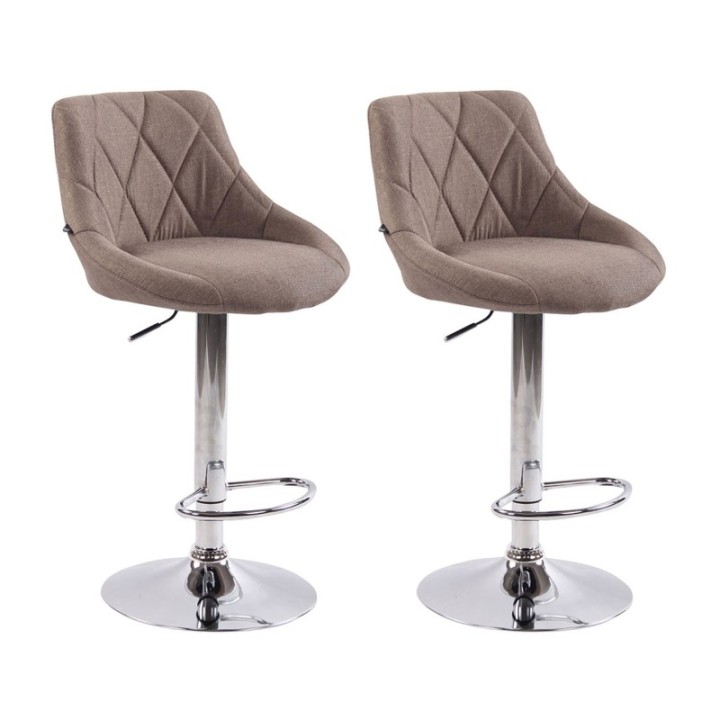 2er Set Barhocker Lazio Stoff C