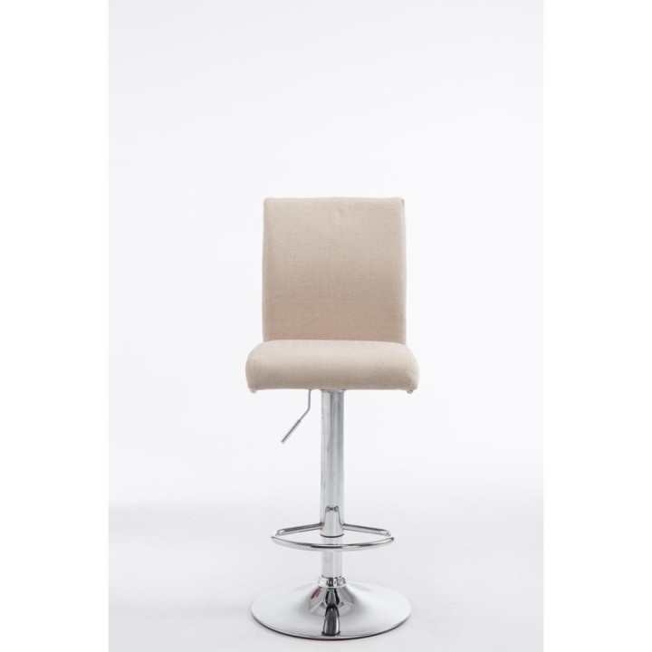 2er Set Barhocker Köln Stoff chrom