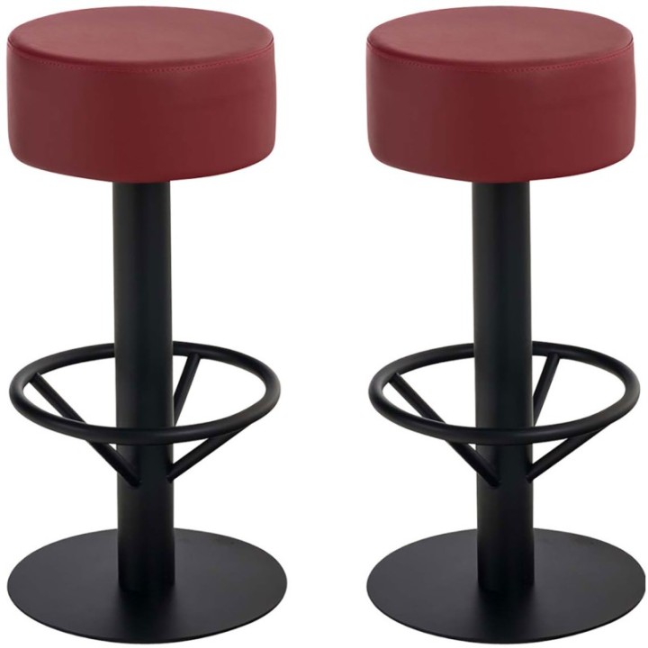 2er Set Barhocker Pisa V2 B76 Kunstleder