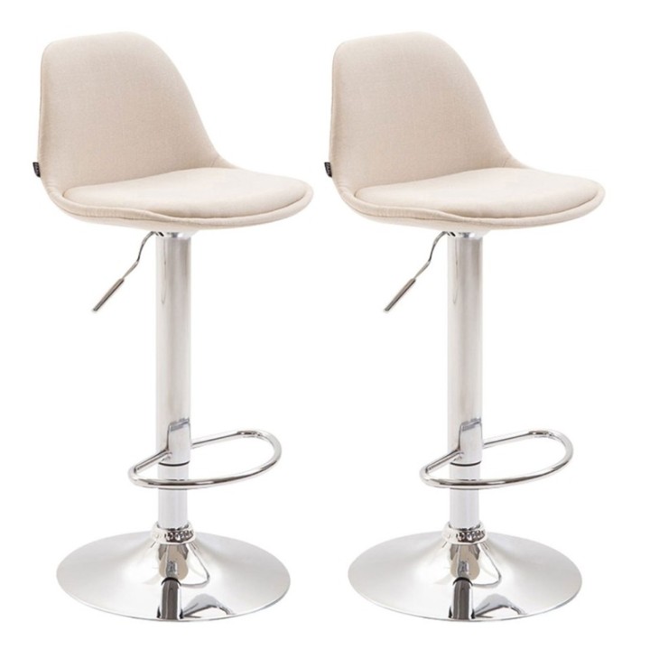 2er Set Barhocker Kiel Stoff
