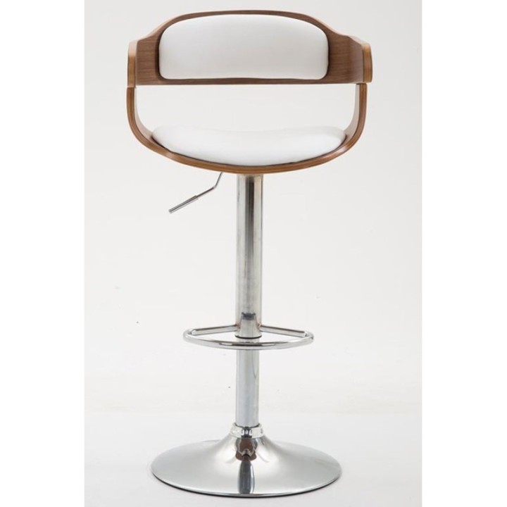 2er Set Barhocker Bogota Kunstleder walnuss