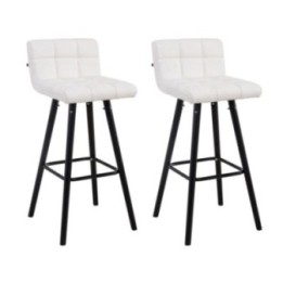 2er Set Barhocker Lincoln V2 schwarz