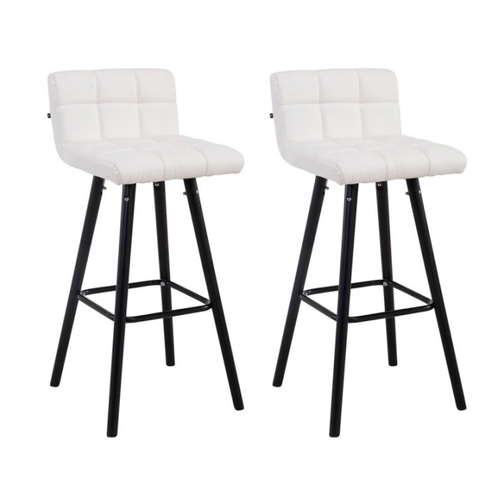 2er Set Barhocker Lincoln V2 schwarz