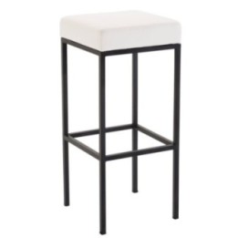 Barhocker Newark 85 Kunstleder schwarz