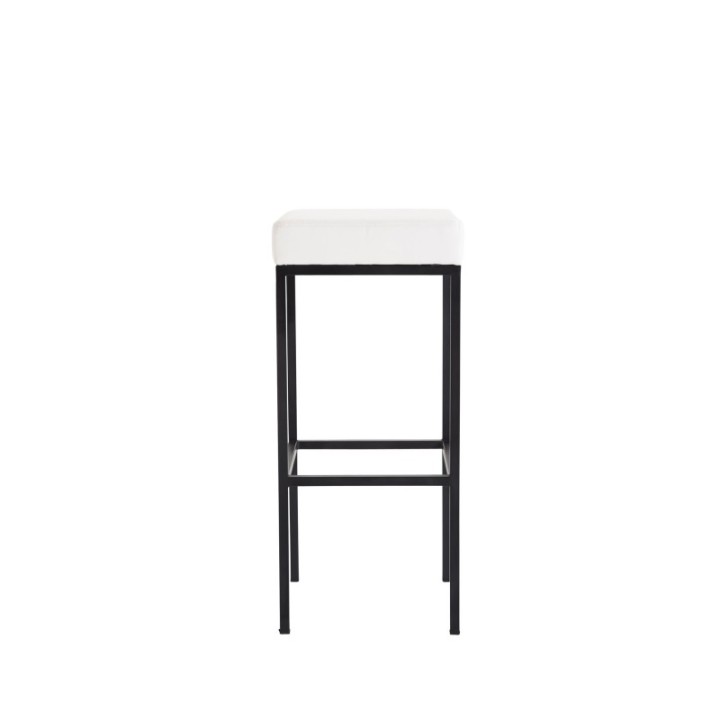 Barhocker Newark 85 Kunstleder schwarz