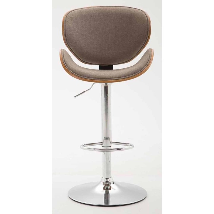 2er Set Barhocker Recife Stoff walnuss
