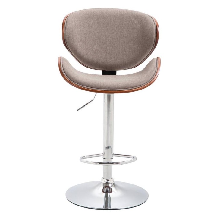 2er Set Barhocker Recife Stoff coffee