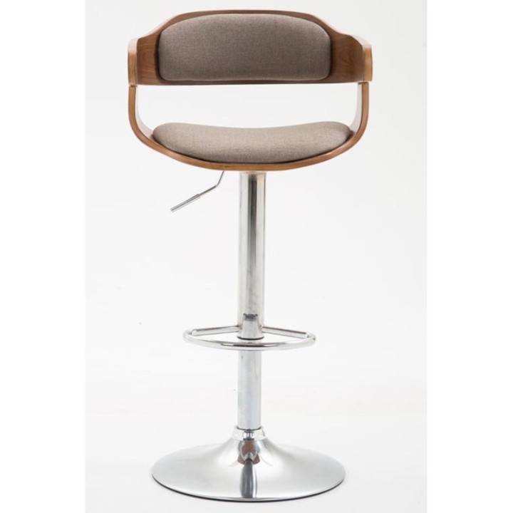 2er Set Barhocker Bogota Stoff walnuss