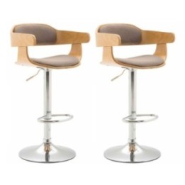 2er Set Barhocker Bogota Stoff natura
