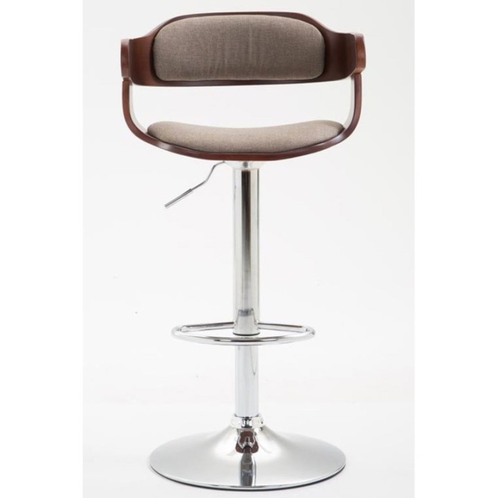 2er Set Barhocker Bogota Stoff coffee