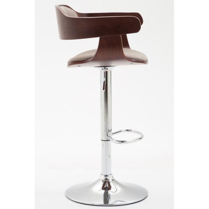 2er Set Barhocker Bogota Stoff coffee